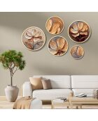 Tableau décoratif encadré en MDF (5 pièces)