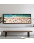 Tableau décoratif encadré en MDF 40 x 120 x 3,5 cm