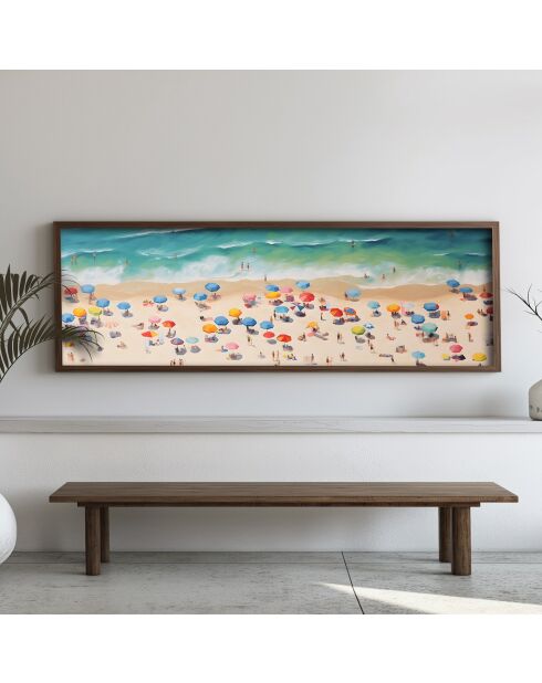 Tableau décoratif encadré en MDF 40 x 120 x 3,5 cm