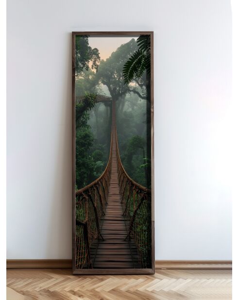 Tableau décoratif encadré en MDF 40 x 120 x 3,5 cm