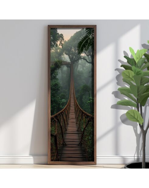 Tableau décoratif encadré en MDF 40 x 120 x 3,5 cm