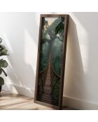 Tableau décoratif encadré en MDF 40 x 120 x 3,5 cm