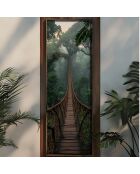 Tableau décoratif encadré en MDF 40 x 120 x 3,5 cm