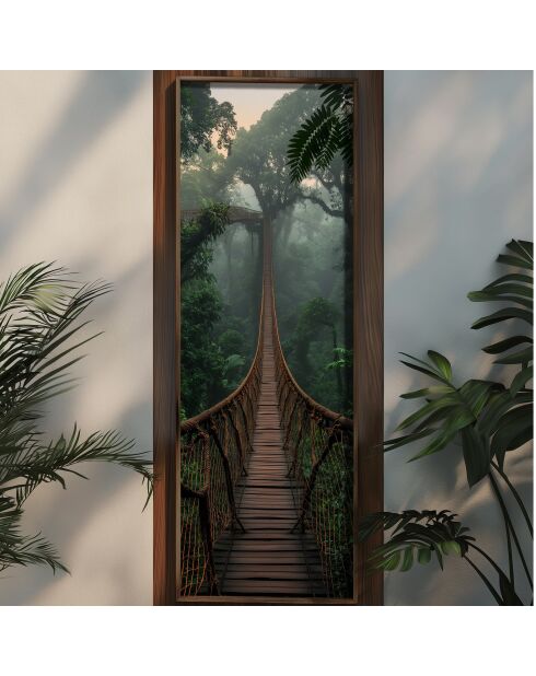 Tableau décoratif encadré en MDF 40 x 120 x 3,5 cm