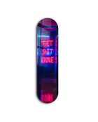 Peinture décorative sur verre trempé  20 x 80 cm