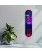 Peinture décorative sur verre trempé  20 x 80 cm