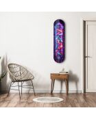 Peinture décorative sur verre trempé  20 x 80 cm