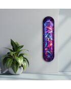 Peinture décorative sur verre trempé  20 x 80 cm