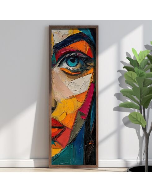 Tableau décoratif encadré en MDF 40 x 120 x 3,5 cm