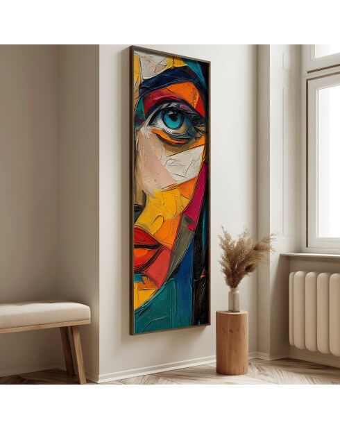 Tableau décoratif encadré en MDF 40 x 120 x 3,5 cm