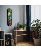 Peinture décorative sur verre trempé  20 x 80 cm