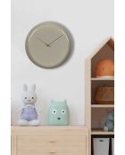 Horloge murale décorative en métal  30 x 30 cm