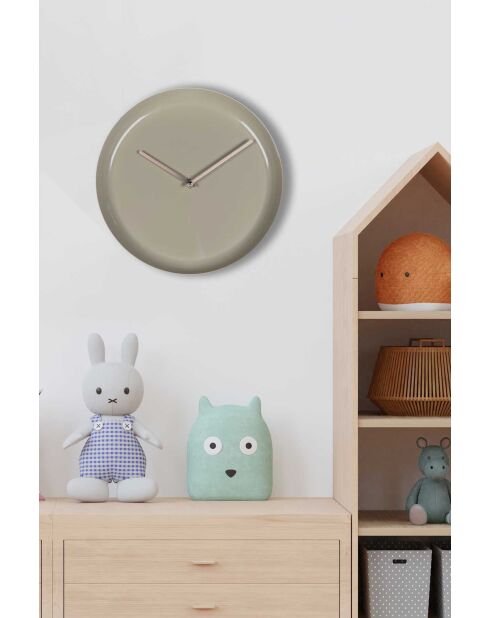 Horloge murale décorative en métal  30 x 30 cm