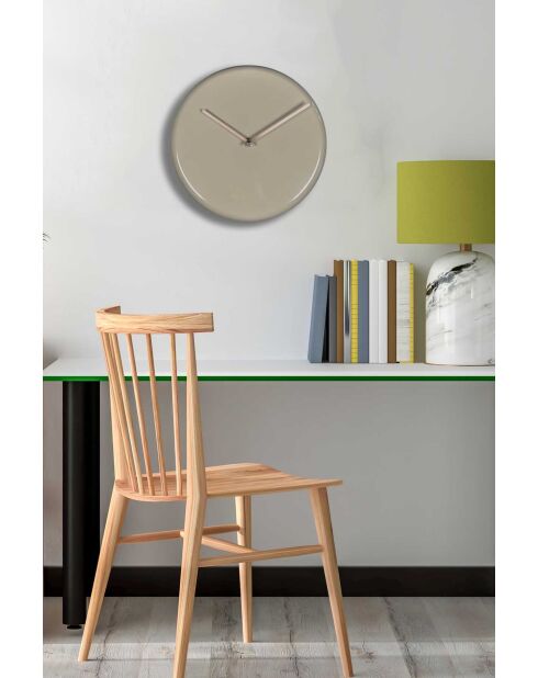 Horloge murale décorative en métal  30 x 30 cm