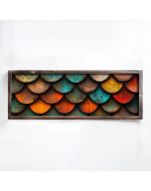 Tableau décoratif encadré en MDF 40 x 120 x 3,5 cm