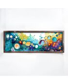 Tableau décoratif encadré en MDF 40 x 120 x 3,5 cm