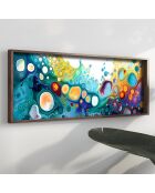 Tableau décoratif encadré en MDF 40 x 120 x 3,5 cm