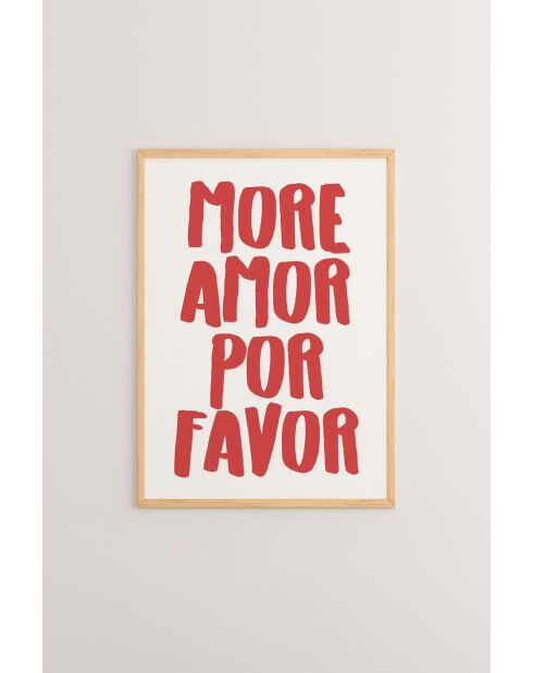 Tableau encadré décoratif 33 x 48 cm