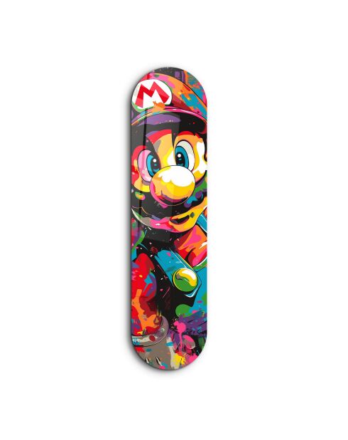 Peinture décorative sur verre trempé  20 x 80 cm