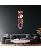 Pittura decorativa su vetro temperato 20 x 80 cm