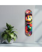 Pittura decorativa su vetro temperato 20 x 80 cm