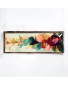 Tableau décoratif encadré en MDF 40 x 120 x 3,5 cm