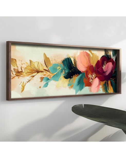 Tableau décoratif encadré en MDF 40 x 120 x 3,5 cm