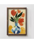 Tableau décoratif encadré en MDF 35 x 47 x 2 cm