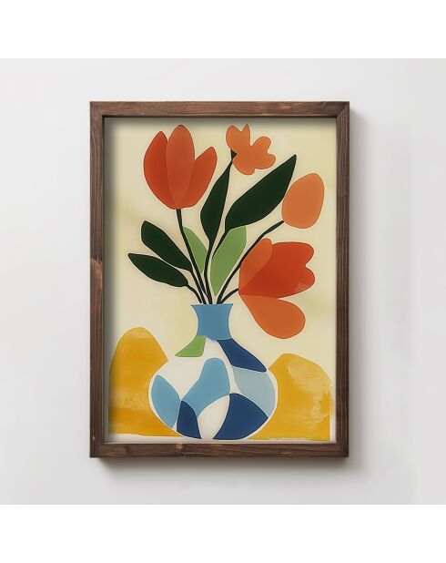 Tableau décoratif encadré en MDF 35 x 47 x 2 cm