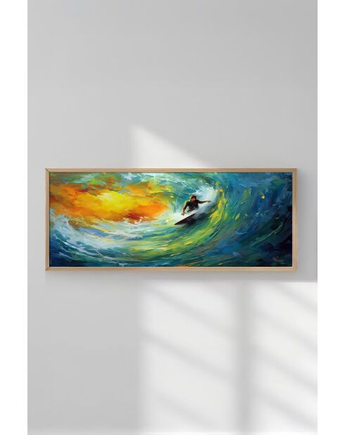 Tableau encadré décoratif 50 x 120 cm