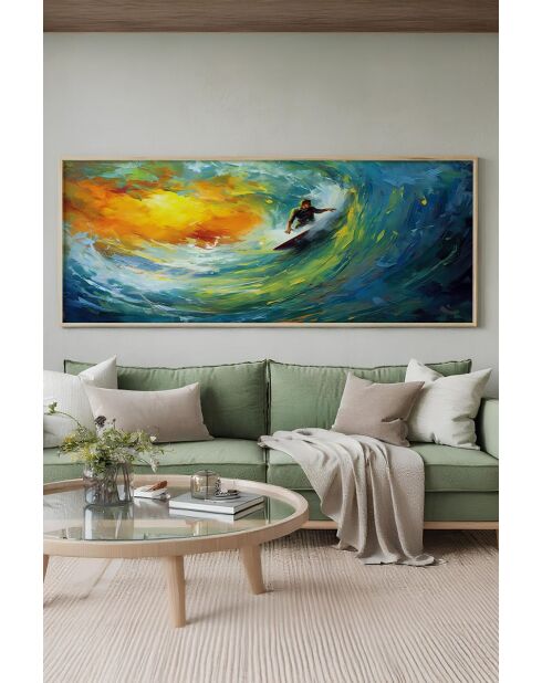 Tableau encadré décoratif 50 x 120 cm