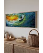 Quadro decorativo con cornice 50 x 120 cm