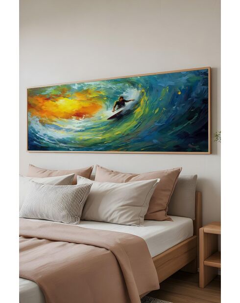 Tableau encadré décoratif 50 x 120 cm