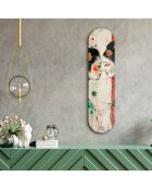 Peinture décorative sur verre trempé  20 x 80 cm