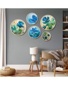 Tableau décoratif encadré en MDF (5 pièces)