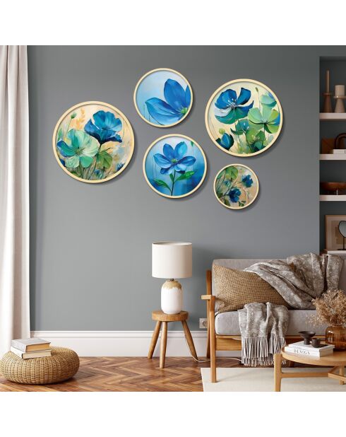 Tableau décoratif encadré en MDF (5 pièces)