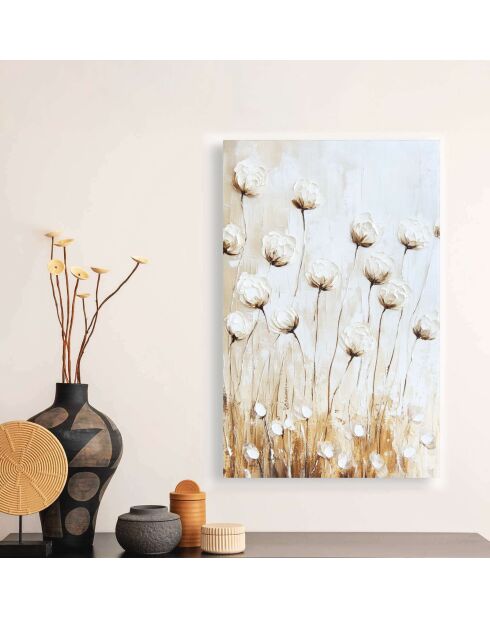 Peinture décorative sur toile 45 x 70 cm