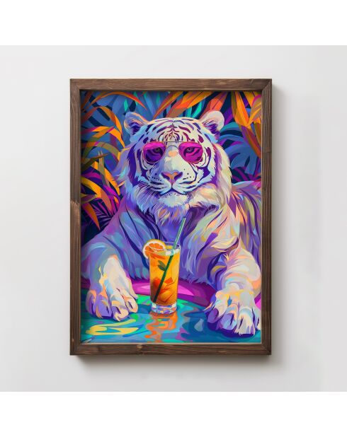 Tableau décoratif encadré en MDF 35 x 47 x 2 cm