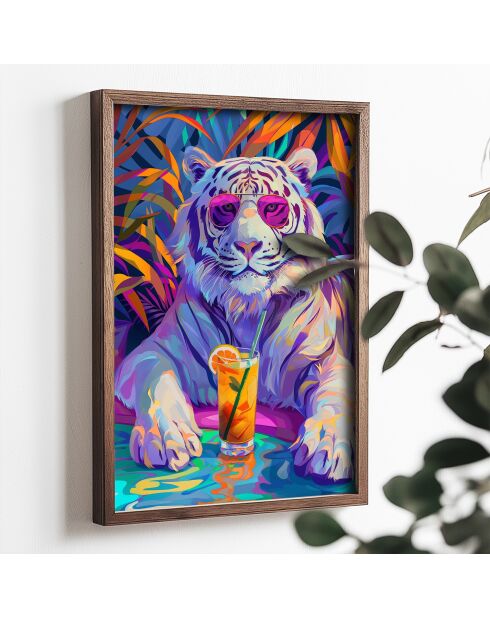 Tableau décoratif encadré en MDF 35 x 47 x 2 cm