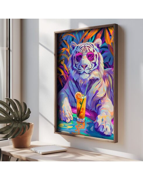 Tableau décoratif encadré en MDF 35 x 47 x 2 cm