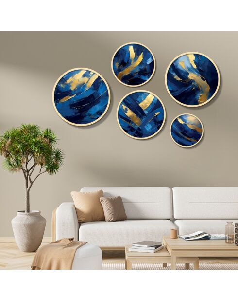 Tableau décoratif encadré en MDF (5 pièces)