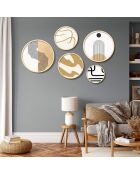 Tableau décoratif encadré en MDF (5 pièces)