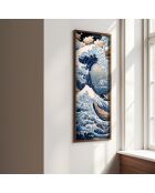 Tableau décoratif encadré en MDF 40 x 120 x 3,5 cm