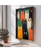 Tableau décoratif encadré en MDF 35 x 47 x 2 cm