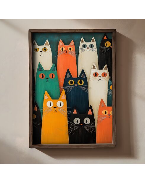 Tableau décoratif encadré en MDF 35 x 47 x 2 cm