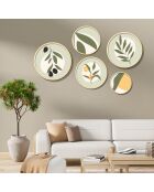 Tableau décoratif encadré en MDF (5 pièces)