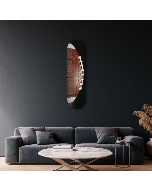 Peinture décorative sur verre trempé  20 x 80 cm