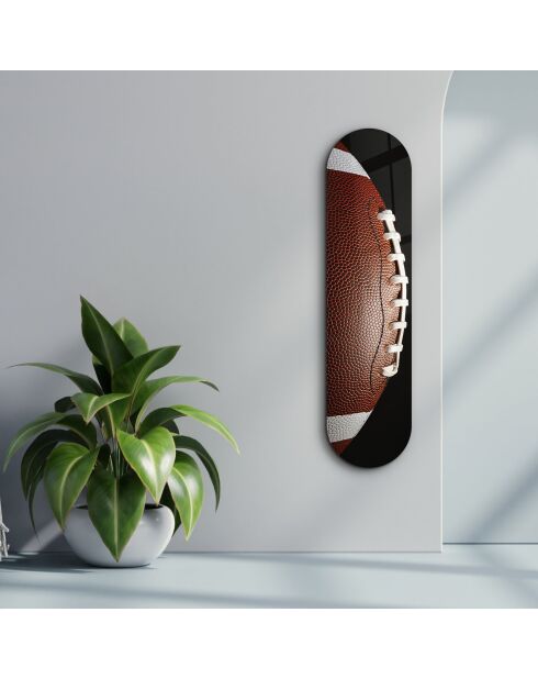 Peinture décorative sur verre trempé  20 x 80 cm