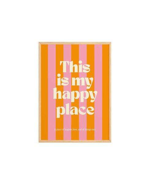 Tableau encadré décoratif 33 x 48 cm