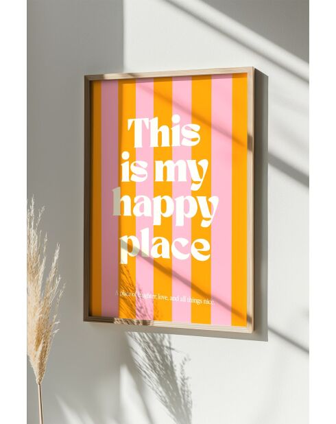 Tableau encadré décoratif 33 x 48 cm